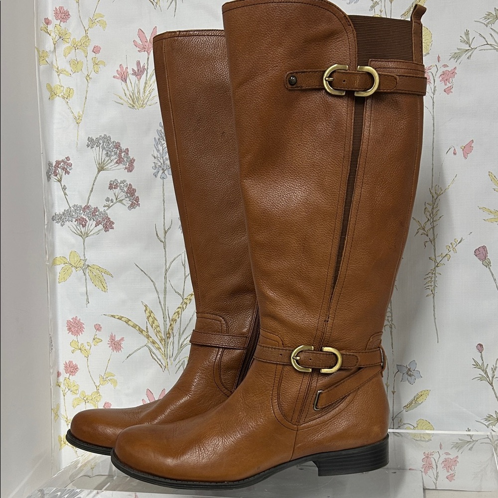Naturalizer Tan Over the Knee Boots